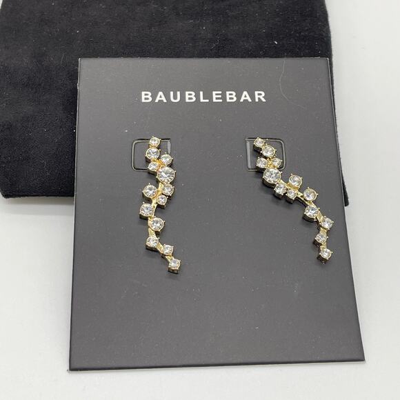 NWOT BAUBLEBAR Farah Ear Crawler Earrings - Picture 1 of 5